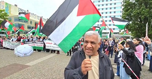 اللجنة الوطنية الفلسطينية الموحدة تقود احتجاجات في برلين ضد الحرب على غزة