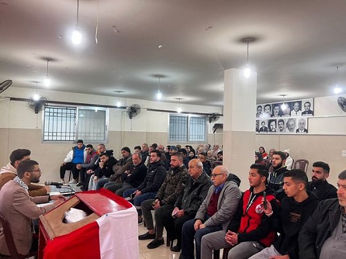قطاع الشباب في الجبهة الديمقراطية لتحرير فلسطين ينظم ندوة حوارية في مخيم نهر البارد تحت عنوان 