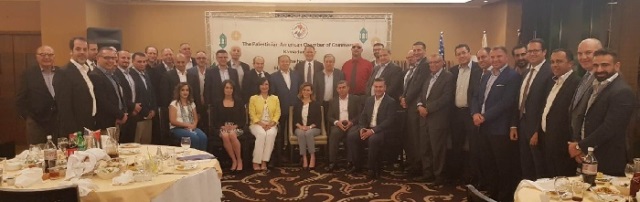 الغرفه الفلسطينية الأميركية تبحث مع العسيلي التحديات الاقتصادية