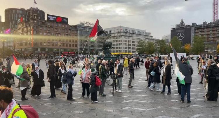 دعما ونصره لفلسطين ولبنان تظاهرة حاشدة في كوبنهاغن*