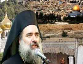 المطران حنا: باقون في القدس مهما تآمر عليها البعض