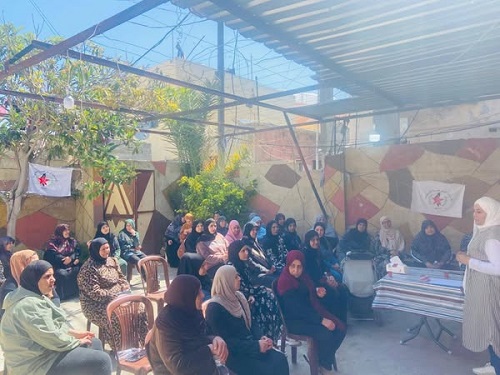 بمناسبة يوم الأسير الفلسطيني: لقاء تضامني في مخيم الرشيدية .