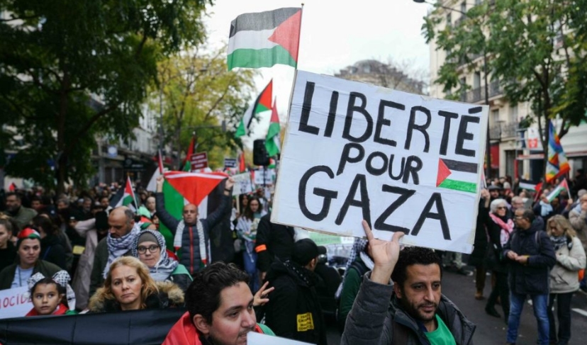 نصرةً لغزة.. المتظاهرون يملؤون شوارع فرنسا