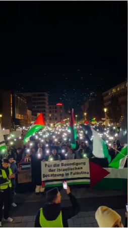 وقفة تضامنية مع الشعب الفلسطيني في نورنبيرغ / جنوب ألمانيا