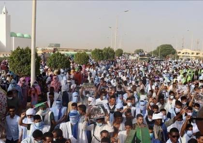 عشرات آلاف الموريتانيين يشاركون في مسيرة منددة بالحرب في غزة